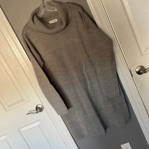 Never worn Anthropologie Tunic Sweater with back wrap detail